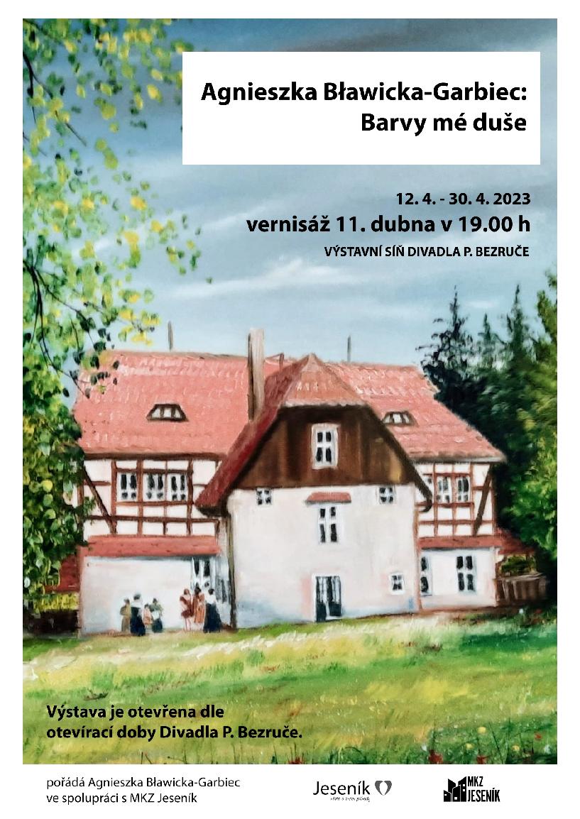  VERNISÁŽ VÝSTAVY: AGNIESZKA BŁAWICKA-GARBIEC: BARVY MÉ DUŠE