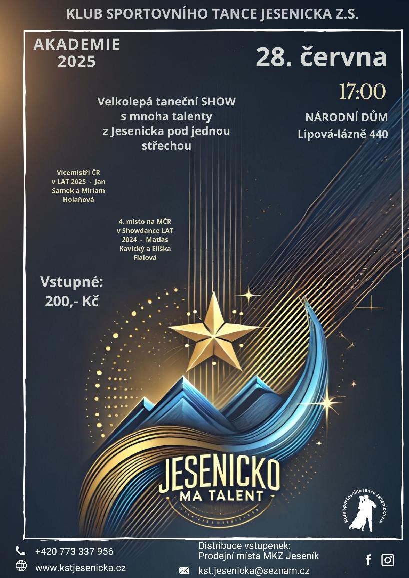 JESENICKO MÁ TALENT