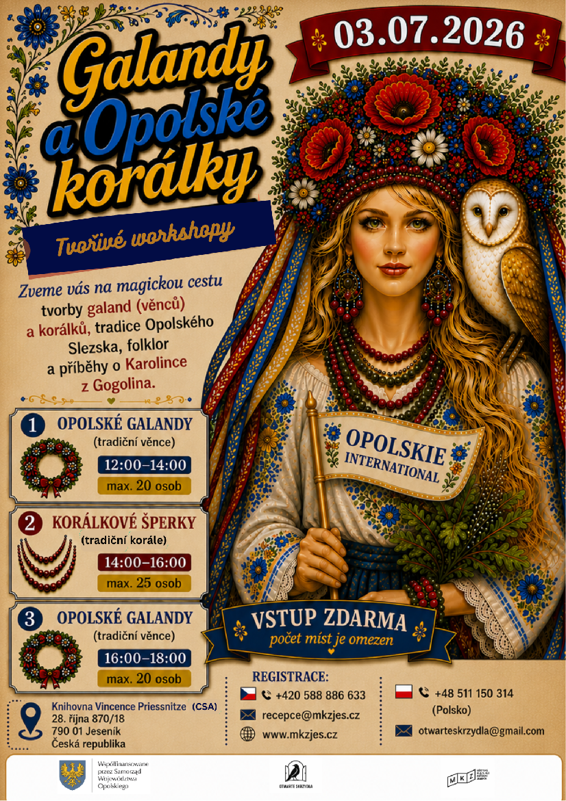 GALANDY A OPOLSKÉ KORÁLKY: TVOŘIVÉ WORKSHOPY