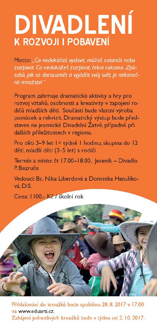 DIVADELNÍ PROGRAM K ROZVOJI I POBAVENÍ