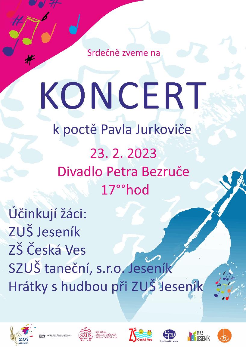KONCERT K POCTĚ PAVLA JURKOVIČE 2023