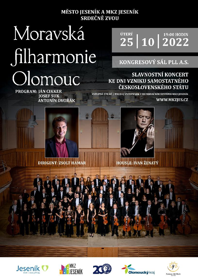 MORAVSKÁ FILHARMONIE OLOMOUC - SLAVNOSTNÍ KONCERT 2022