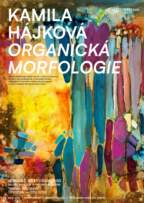 VERNISÁŽ VÝSTAVY KAMILY HÁJKOVÉ: „ORGANICKÁ MORFOLOGIE“