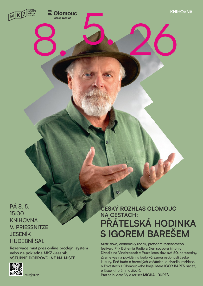 Český rozhlas Olomouc na cestách: Přátelská hodinka s IGOREM BAREŠEM