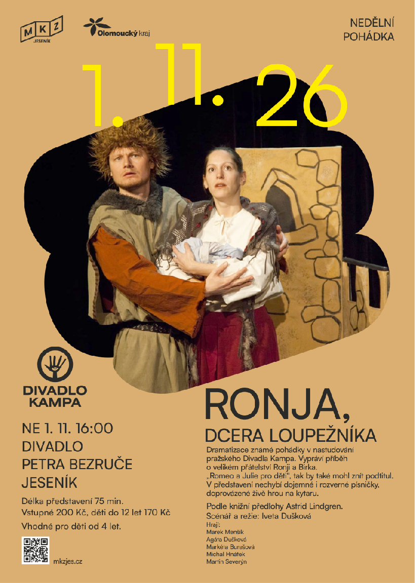 Ronja, dcera loupežníka | NEDĚLNÍ POHÁDKA
