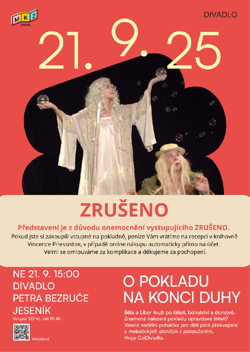 ZRUŠENO: O POKLADU NA KONCI DUHY