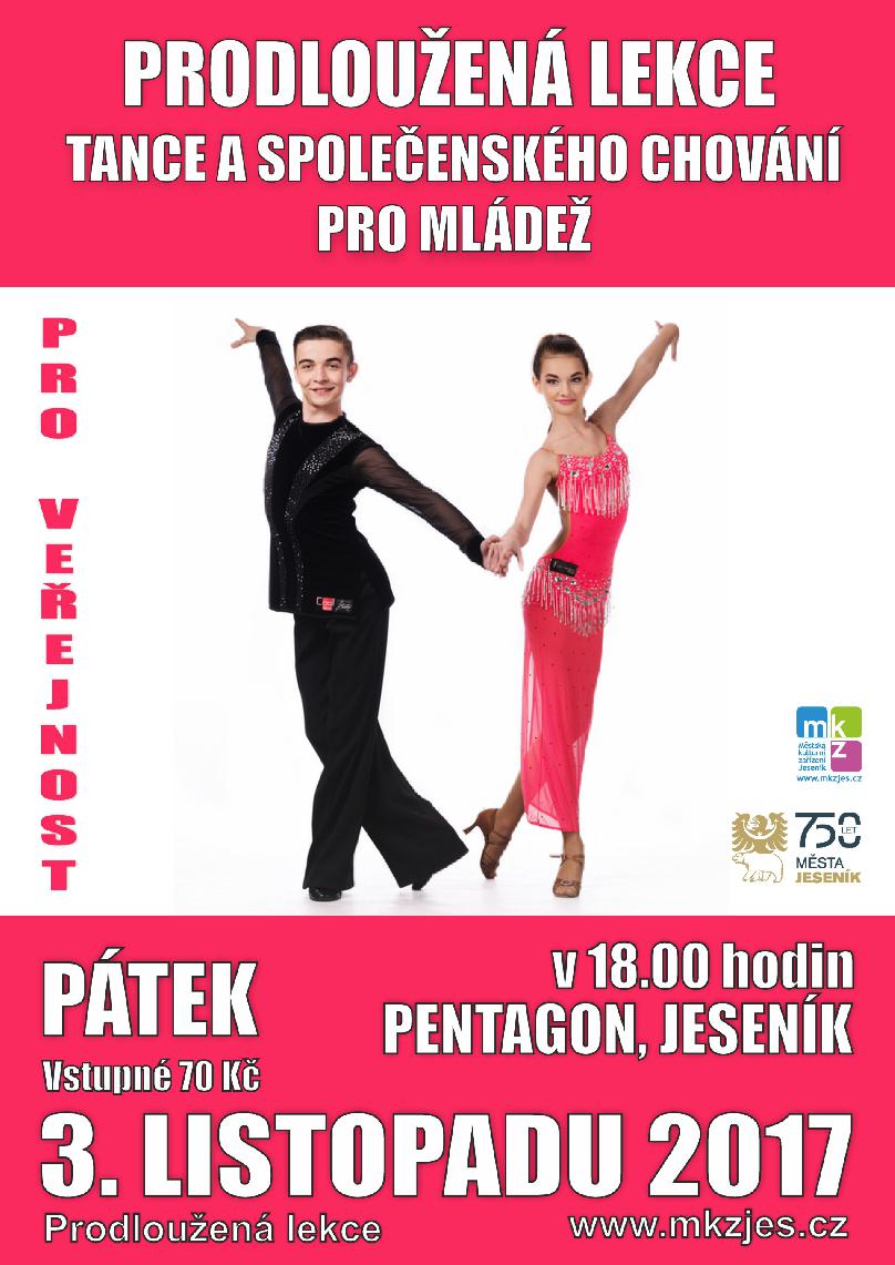 PRODLOUŽENÁ TANEČNÍ LEKCE 2017
