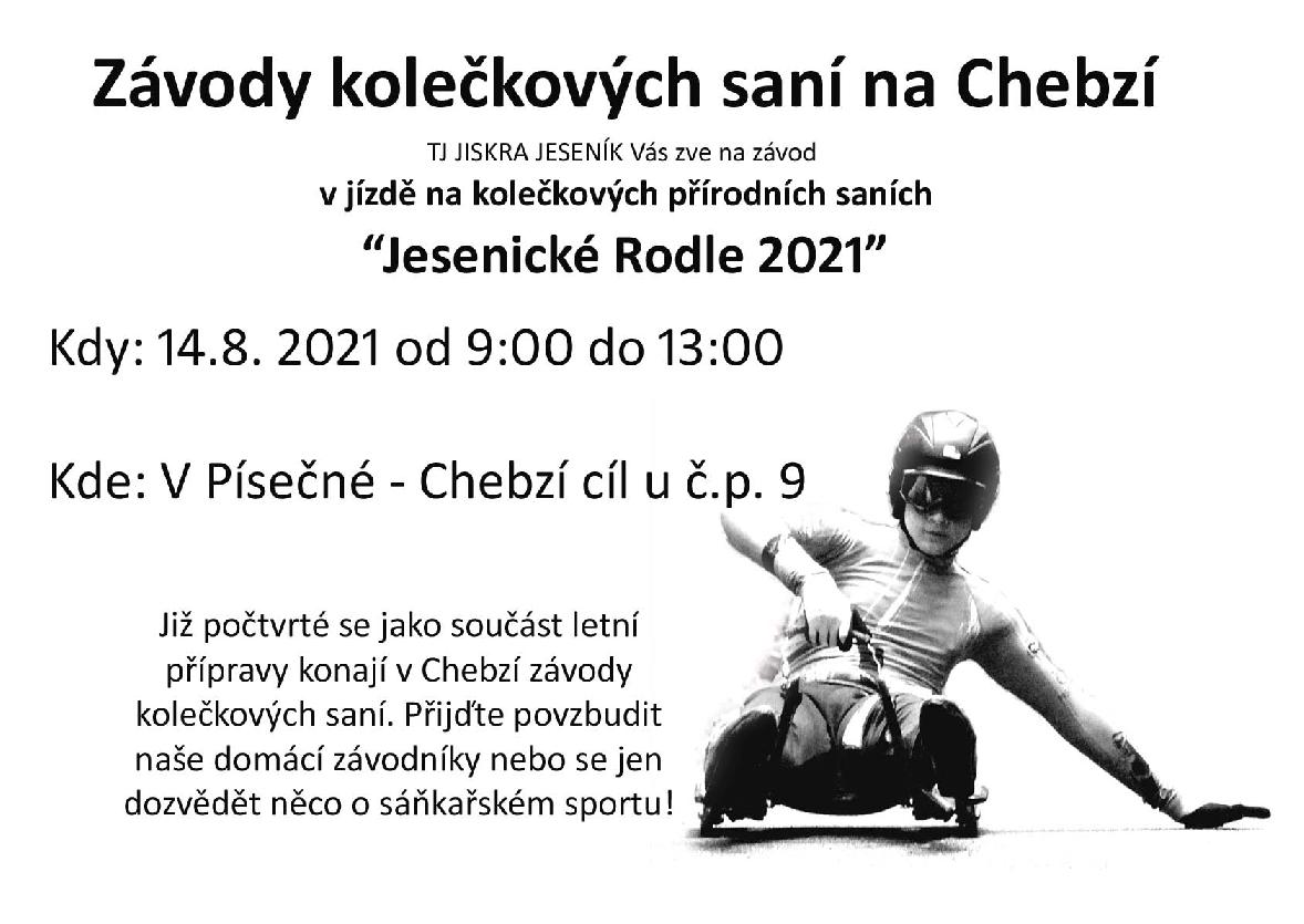 ZÁVODY KOLEČKOVÝCH SANÍ NA CHEBZÍ