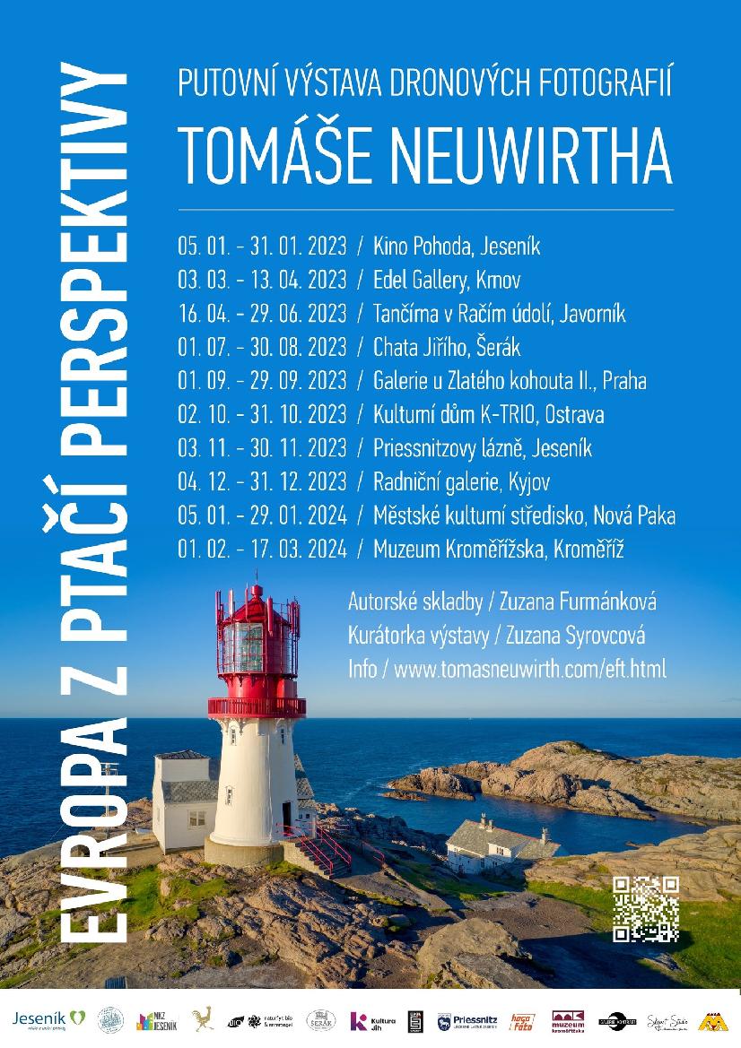 VERNISÁŽ VÝSTAVY TOMÁŠE NEUWIRTHA: EVROPA Z PTAČÍ PERSPEKTIVY
