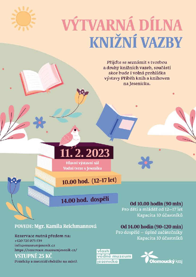 VÝTVARNÁ DÍLNA KNIŽNÍ VAZBY