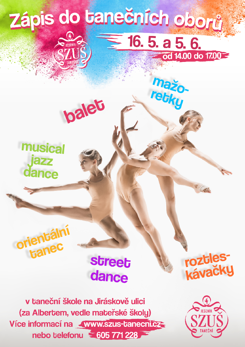 ZÁPIS DO TANEČNÍCH OBORŮ 2019