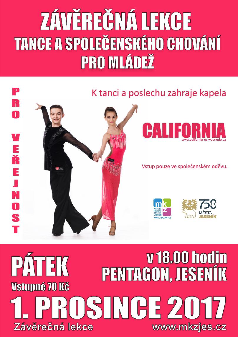 ZÁVĚREČNÁ LEKCE TANEČNÍHO KURZU 2017
