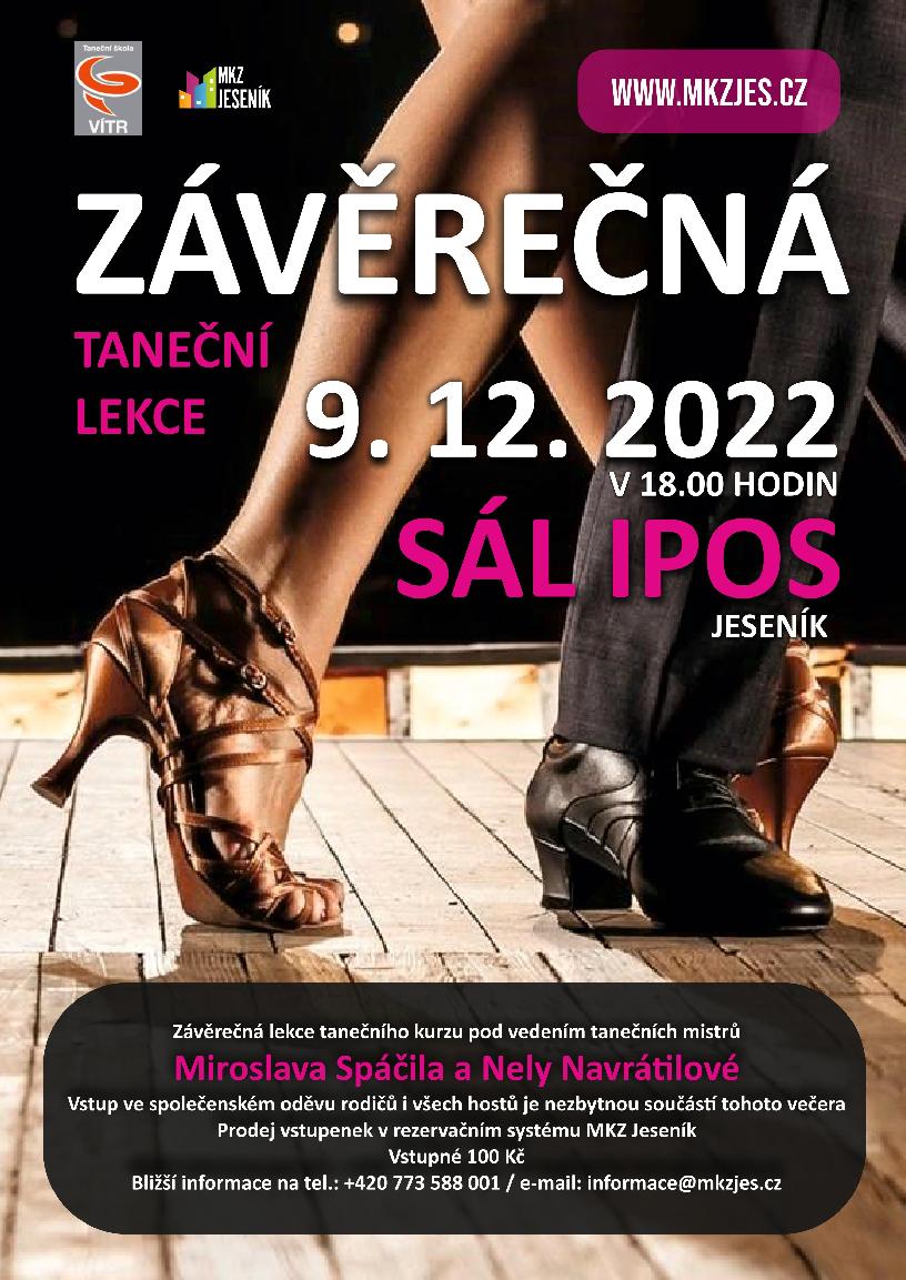 ZÁVĚREČNÁ TANEČNÍ LEKCE 2022