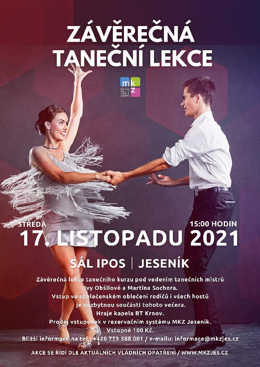 ZÁVĚREČNÁ TANEČNÍ LEKCE 2021