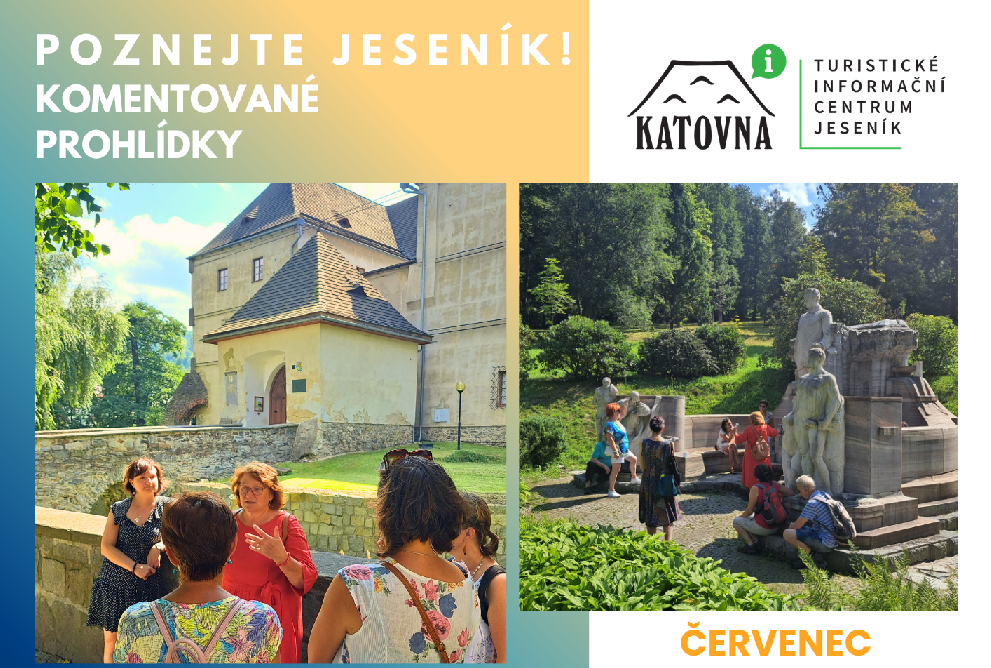KOMENTOVANÉ PROHLÍDKY MĚSTEM JESENÍK v červenci 2026
