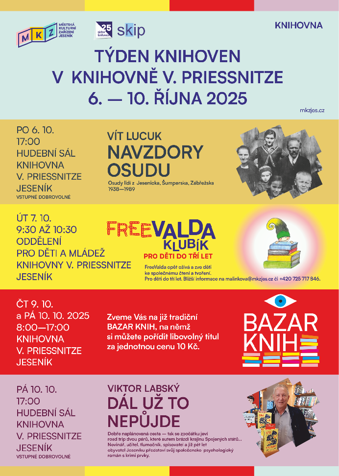 ZVEME VÁS NA TÝDEN KNIHOVEN.