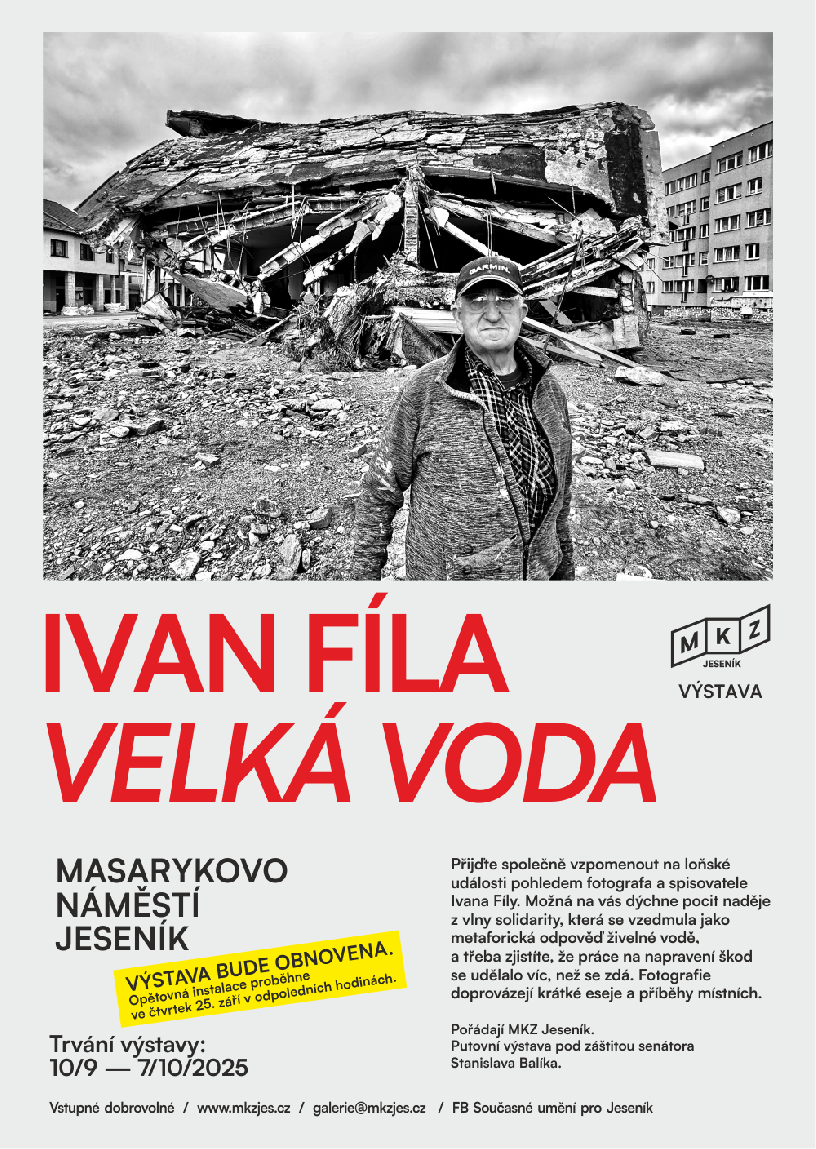 VÝSTAVA VELKÁ VODA IVANA FÍLY BUDE OBNOVENA.