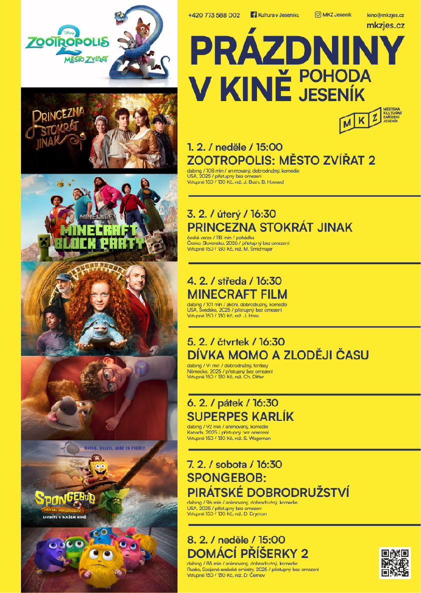 JARNÍ PRÁZDNINY V KINĚ POHODA