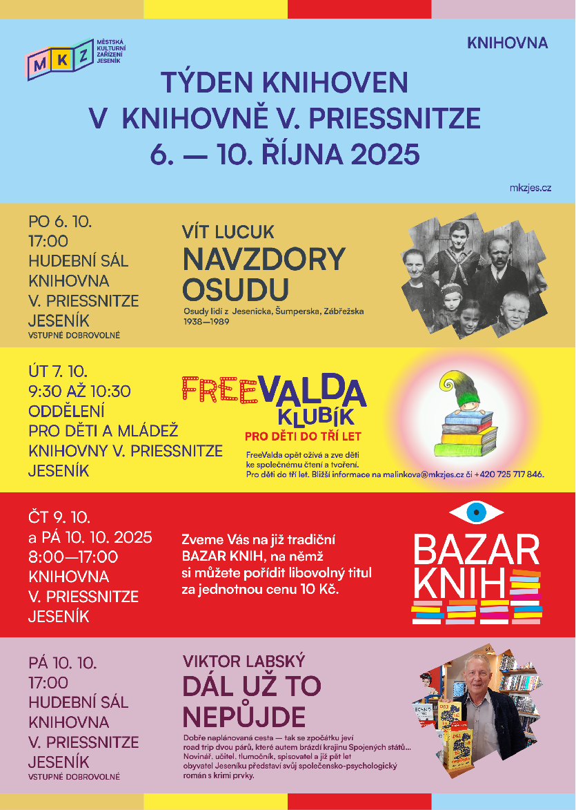 ZVEME VÁS NA TÝDEN KNIHOVEN.