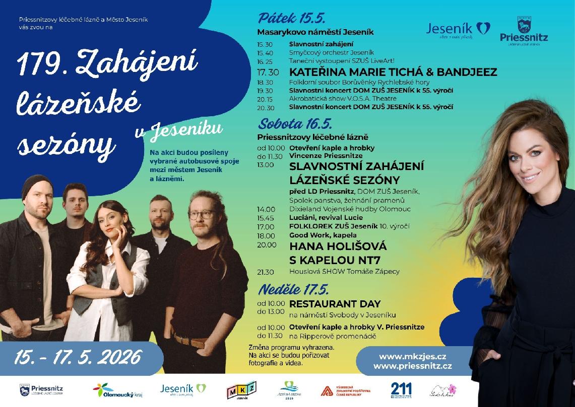 Blíží se 179. ZAHÁJENÍ LÁZEŇSKÉ SEZÓNY